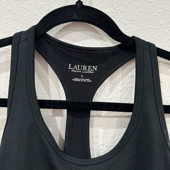 Lauren Ralph Lauren active black top size large - Picture 2 of 5